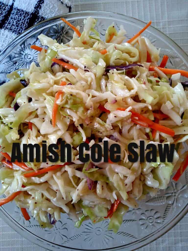 Amish coleslaw dressing recipe