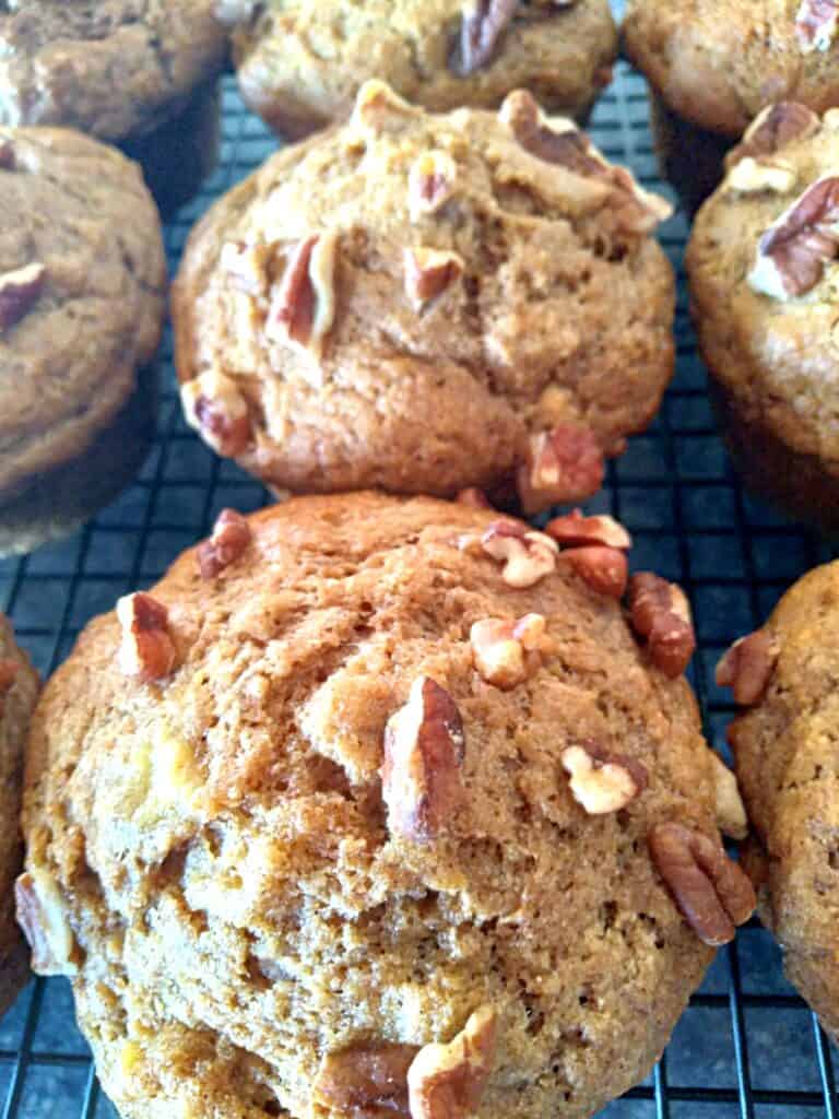 healthy Amish banana bread muffins