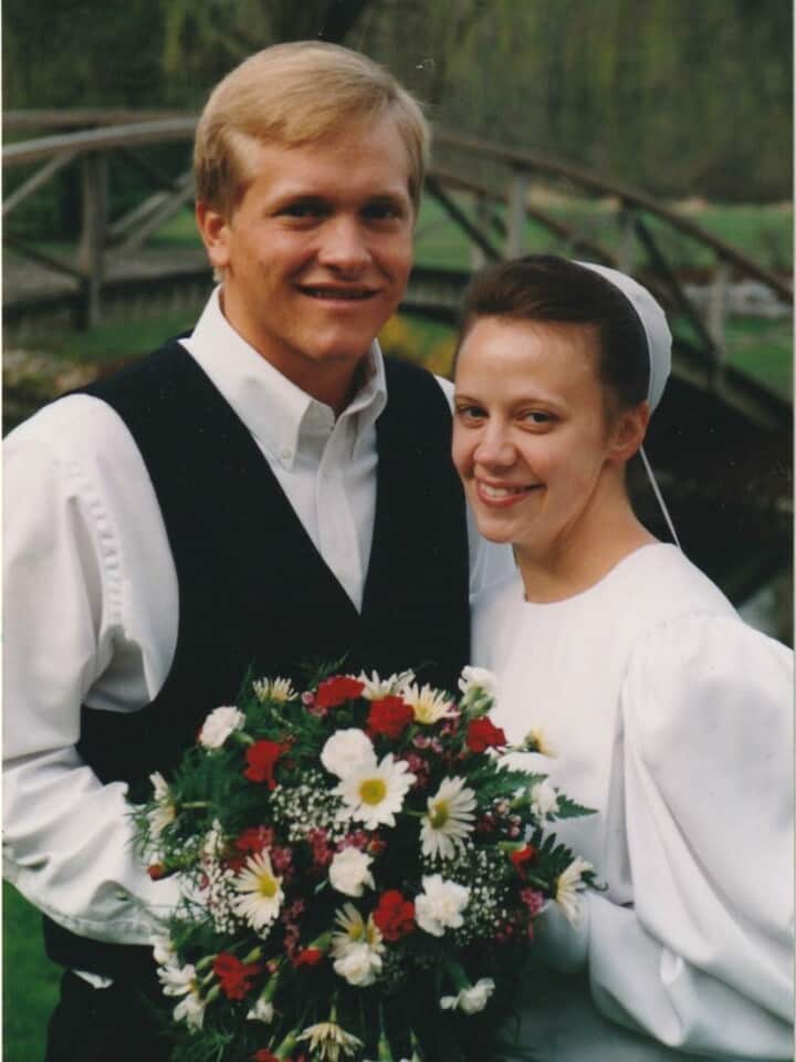 On my wedding day, a Mennonite girl