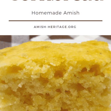 moist amish cornbread