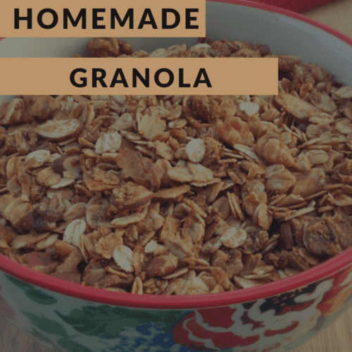 granola cereal for breakfast