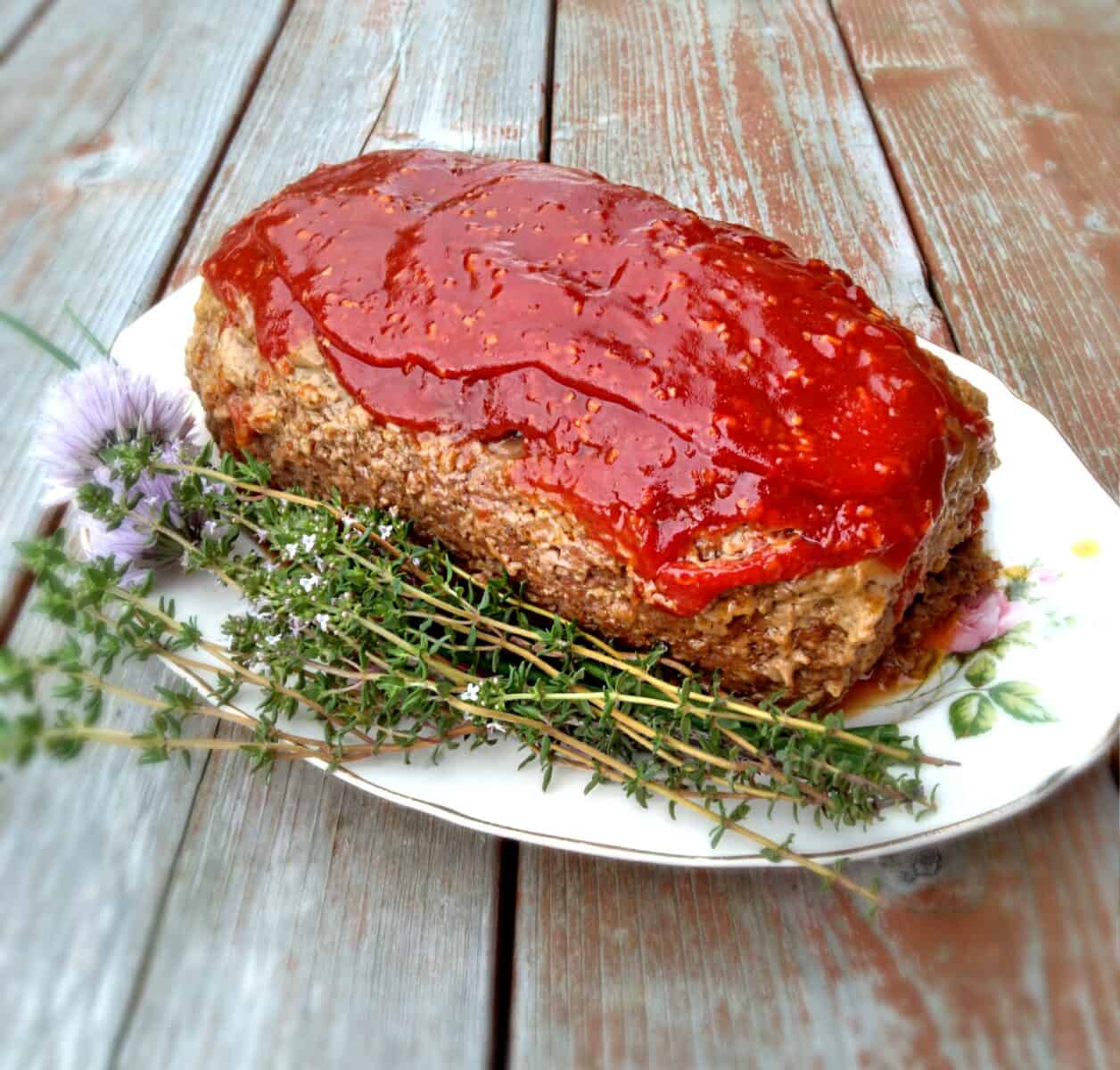 Amish meatloaf with oats