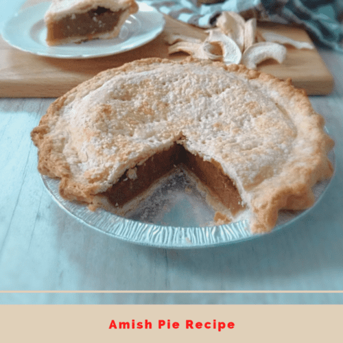 Amish Schnitz Pie