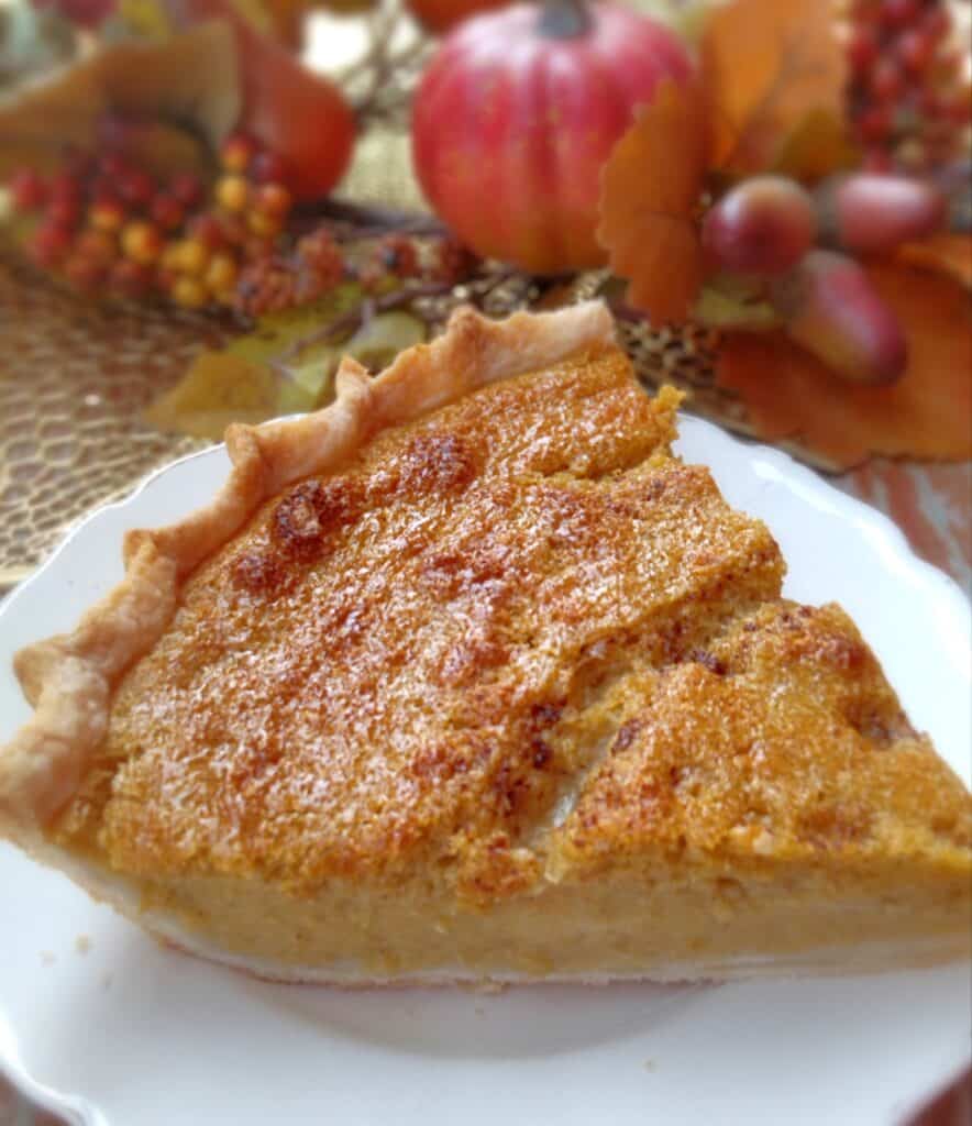 Pumpkin custard pie