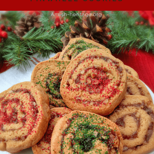 Amish date and nut pinwheel cookies