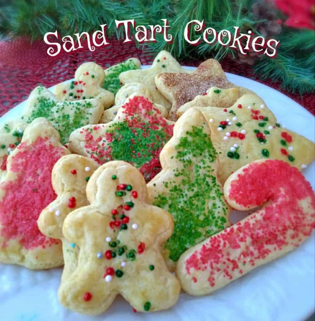 PA Dutch sand tart Christmas cookies