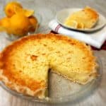 Amish lemon sponge pie