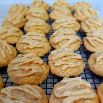 tray of Amish buttermilk cookies