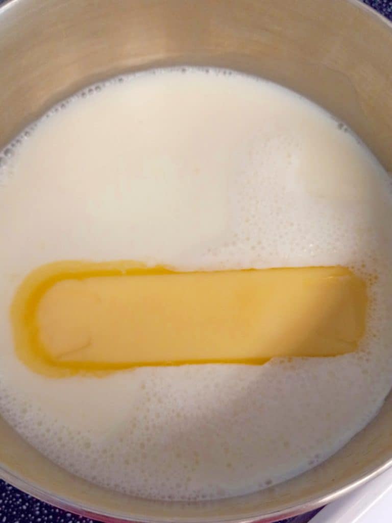 scalded milk with butter