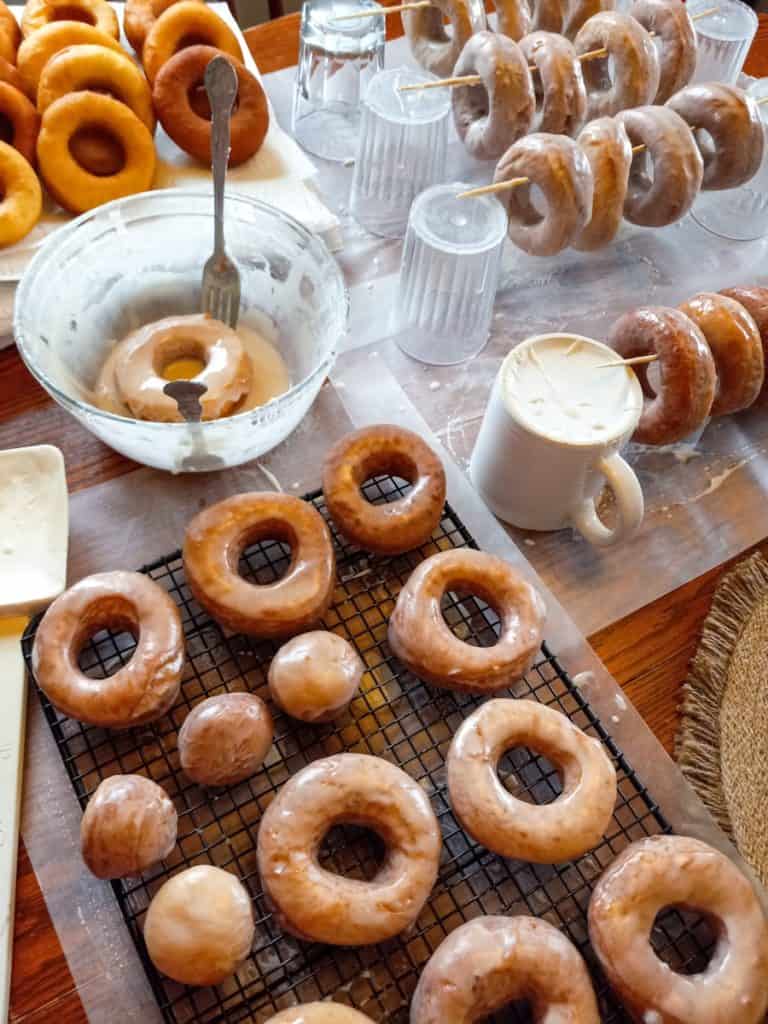 glazed Amish donuts