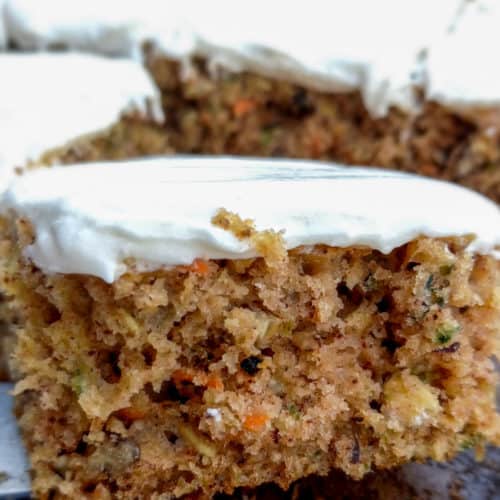 zucchini bars with cream cheese frosting