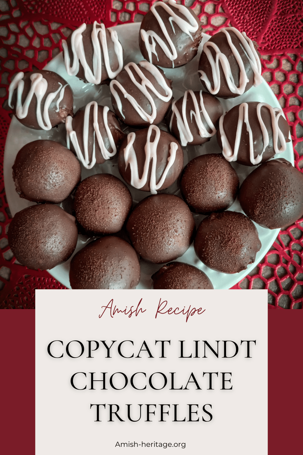 Copycat Lindt Truffles (Amish Recipe) Amish Heritage