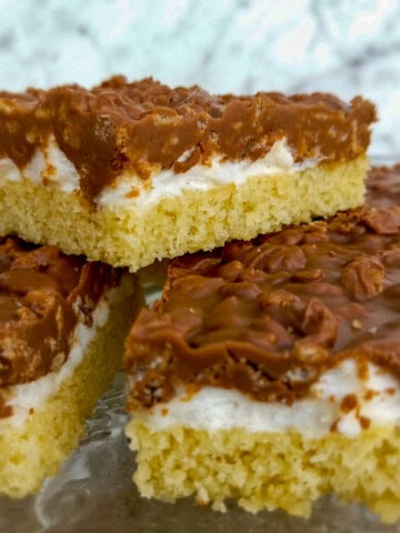 chocolate peanut butter crunch bars