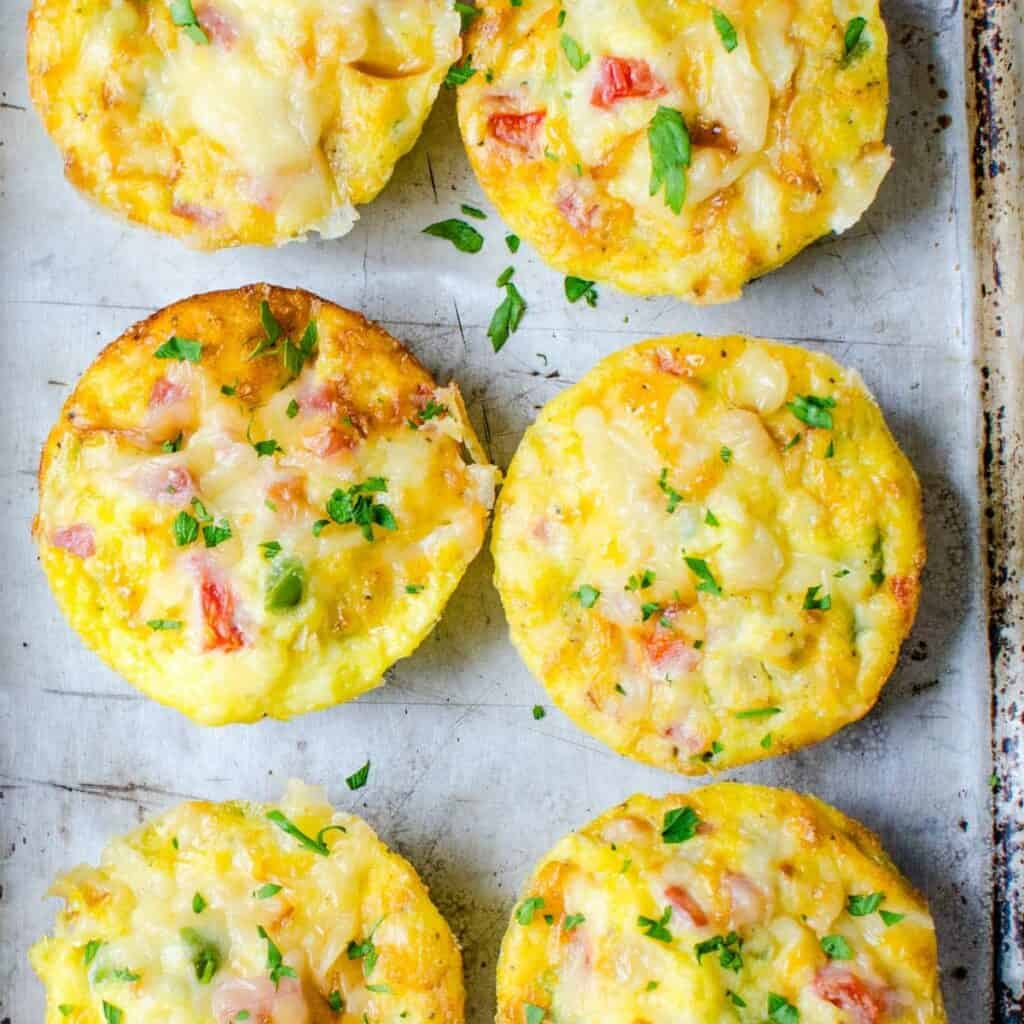 delicious-looking omelette cups