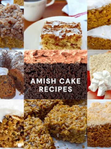 9 Amish cakes featured in this photo.