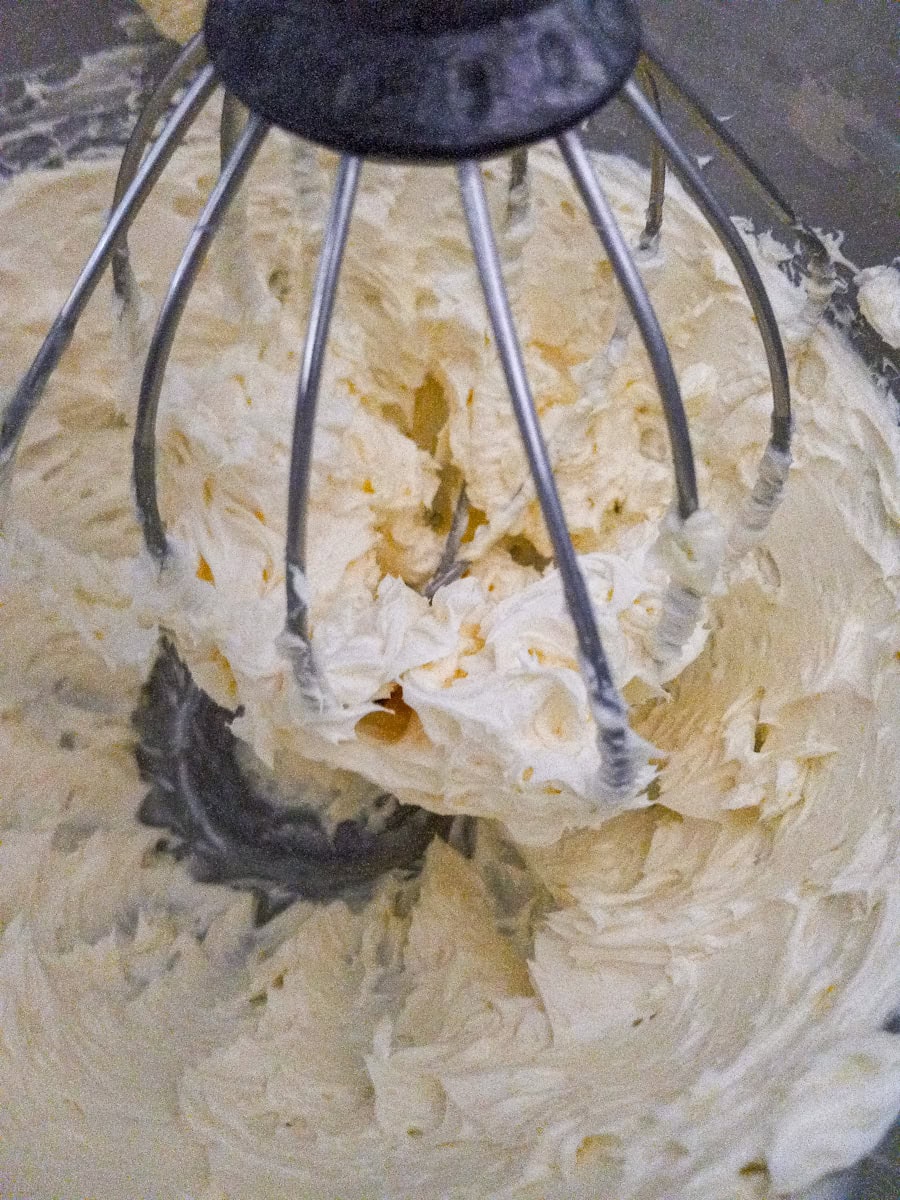 creaming the butter.