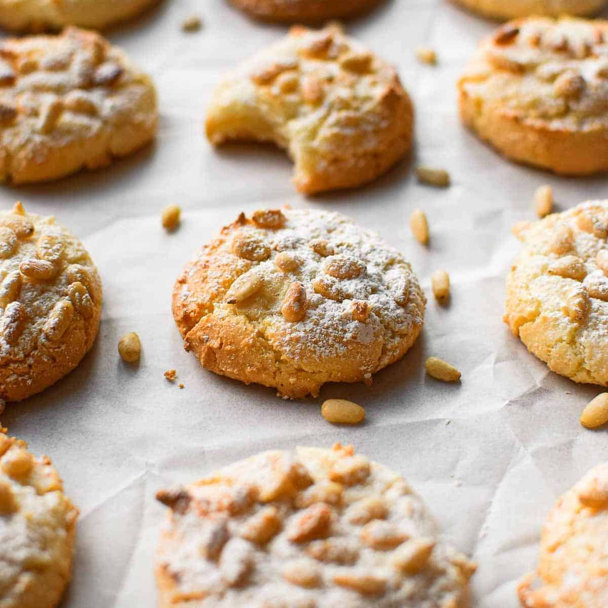 Italian pignoli cookies.