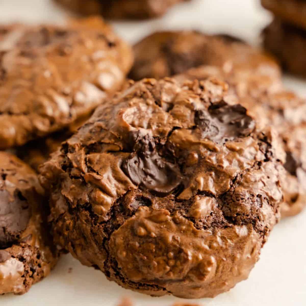 flourless chocolate cookies.