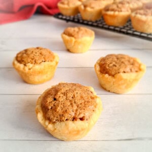 pecan pie tarts scattered around.