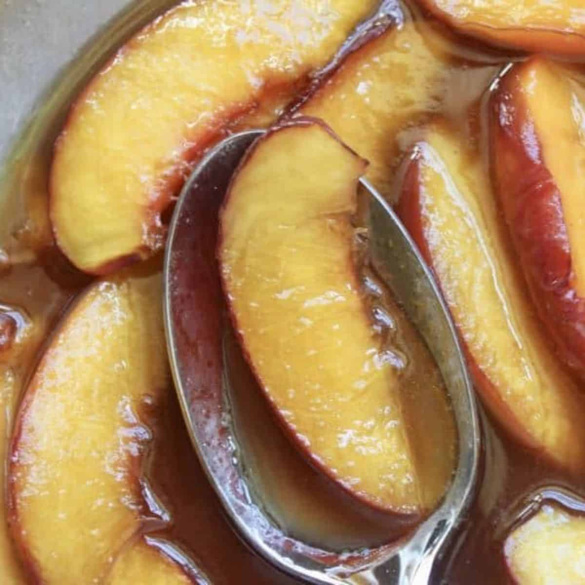 peaches in syrup