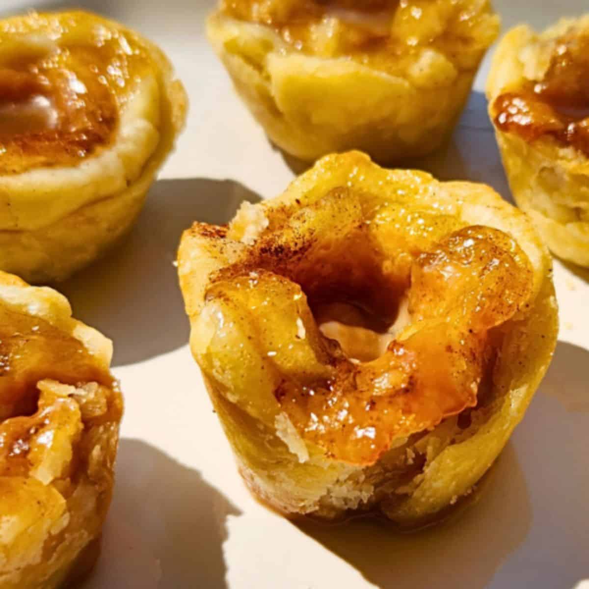 yummy looking apple pie bites.