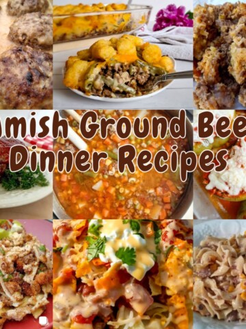 featuring Amish ground beef dinner recipes.
