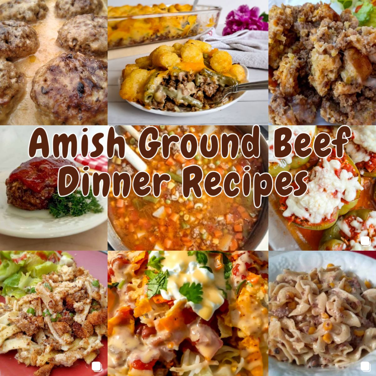 featuring Amish ground beef dinner recipes.